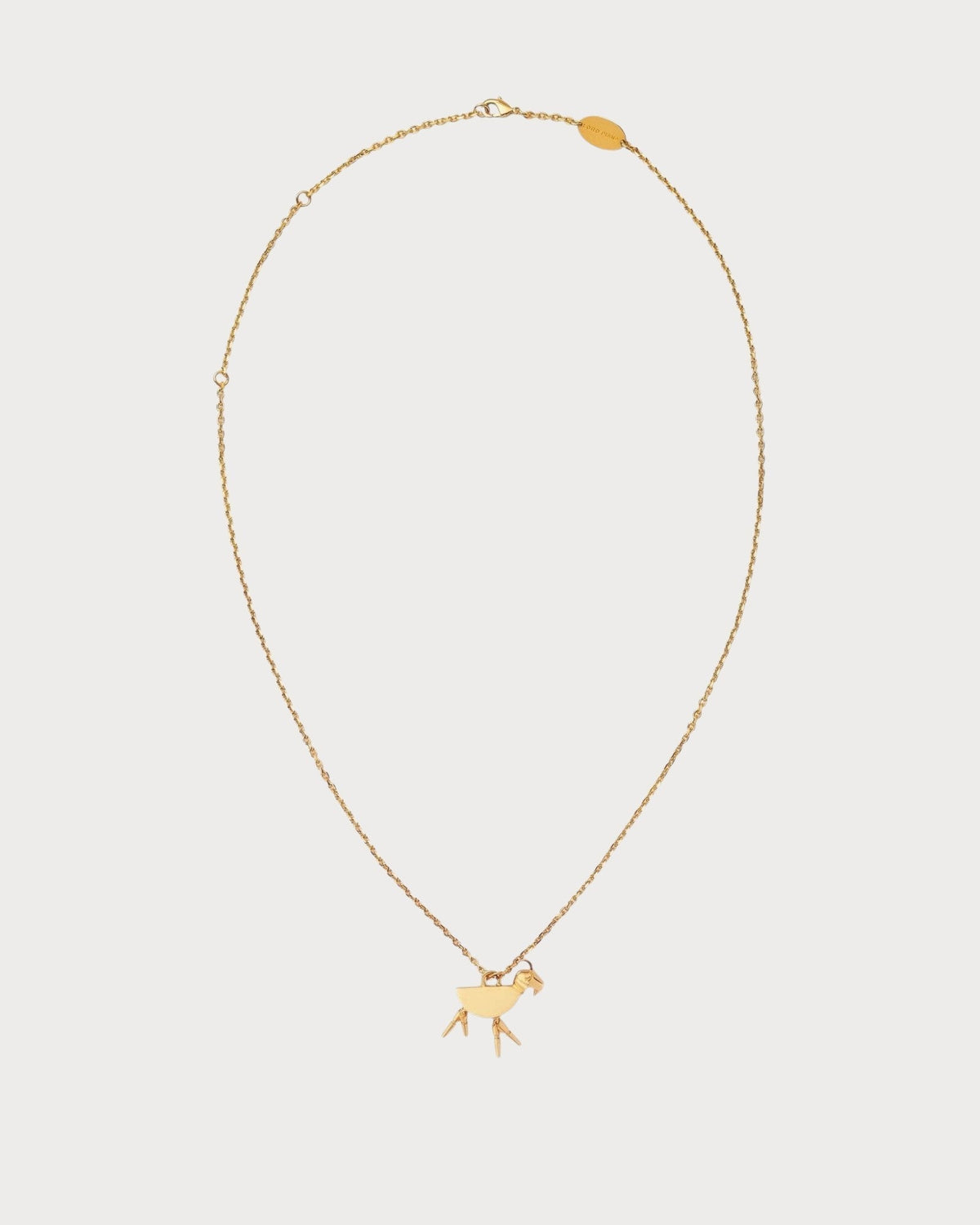 LORO PIANA Baby Goat Necklace(Gold)